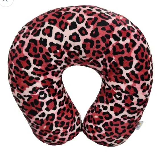 Animal Print Travel Neck Pillow Super Soft NEW - Picture 1 of 6